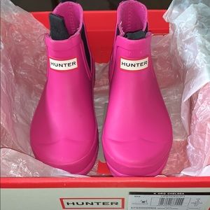 Pink Hunter Rain Boots. Sz 11